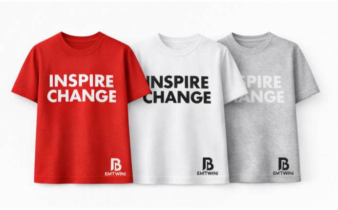 Round-neck classic inspire change