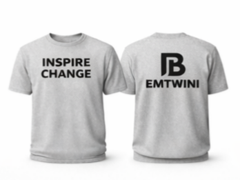 INSPIRE CHANGE ROUND-NECK T-SHIRTS EMTWINI